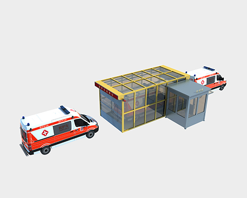 救护车整体消毒仓—半自动型